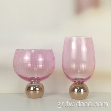 Ροζ γυαλί ποτό βάσης βάσης κοκτέιλ